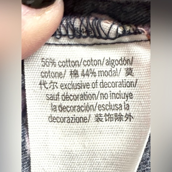 PINK Victoria’s Secret Flannel Blue Boxers With An Orange/Yellow Floral Pattern - Picture 7 of 9